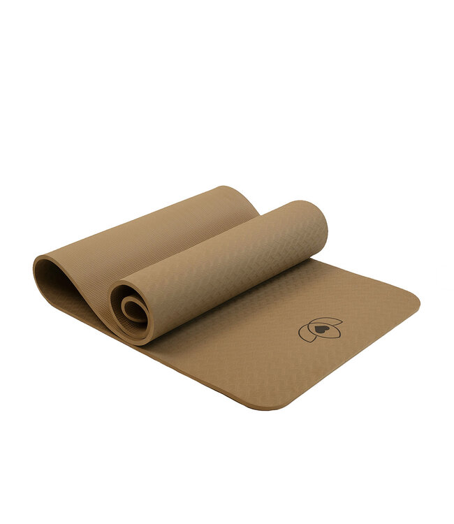 Pilatesmatte TPE extra dick 10 mm dunkelgrün - Lotus