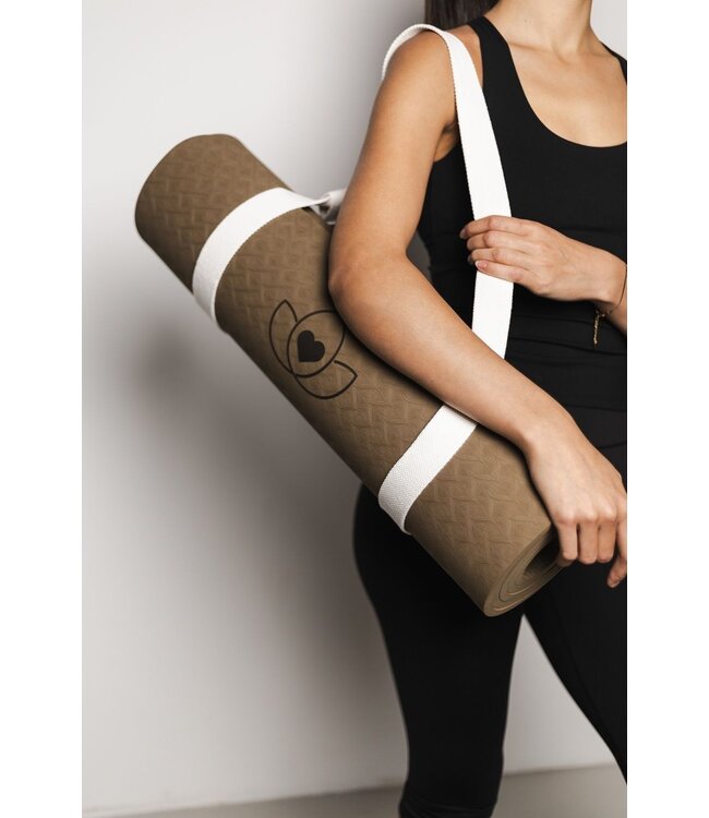 Pilatesmatte TPE extra dick 10 mm dunkelgrün - Lotus