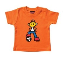 Oranje babyShirt Mick van Mick&Malu