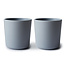 Mushie Cups Cloud - Drinkbekers Lichtgrijs - 2 stuks -