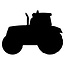 Bubblies Tractor - Kies je formaat - ijzerhoudend en zelfklevend