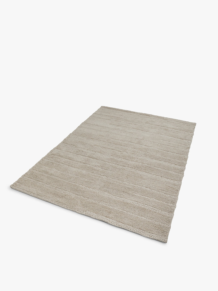 Handgetuft en gevlochten wollen vloerkleed Freya  200x290 cm