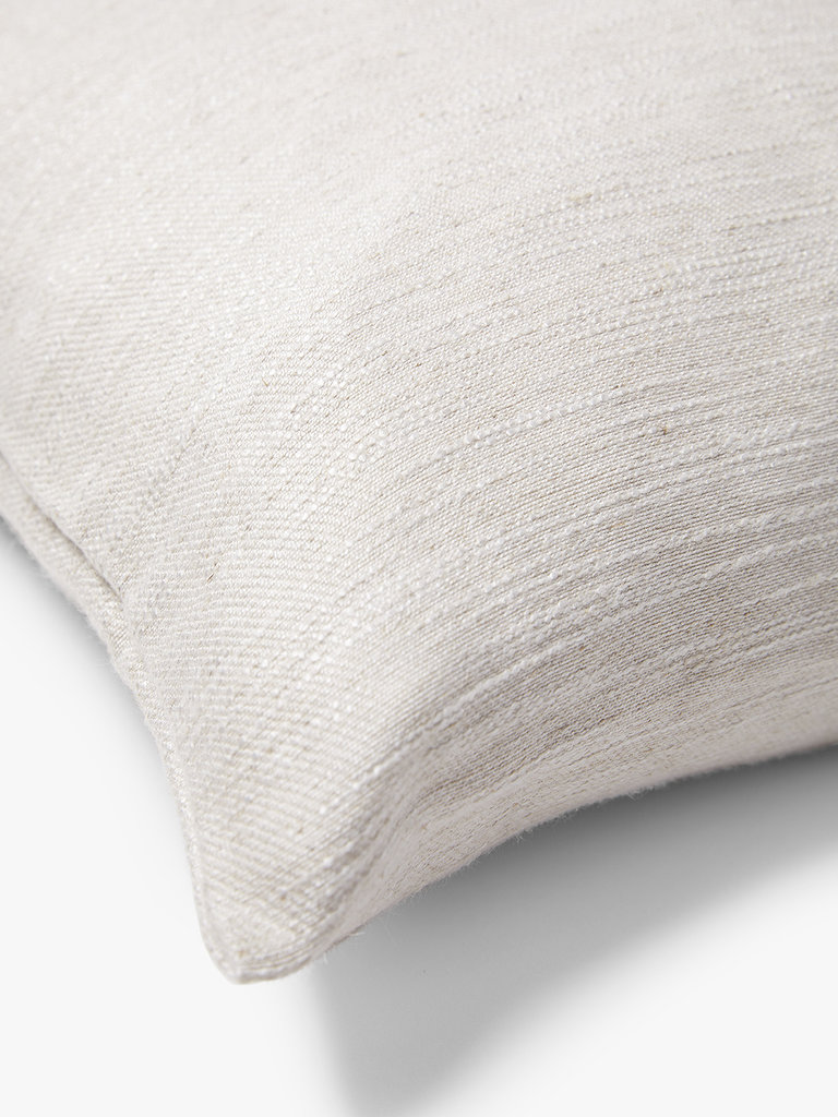 Soft organic cotton cushion cover Hazel 60x40 cm natural