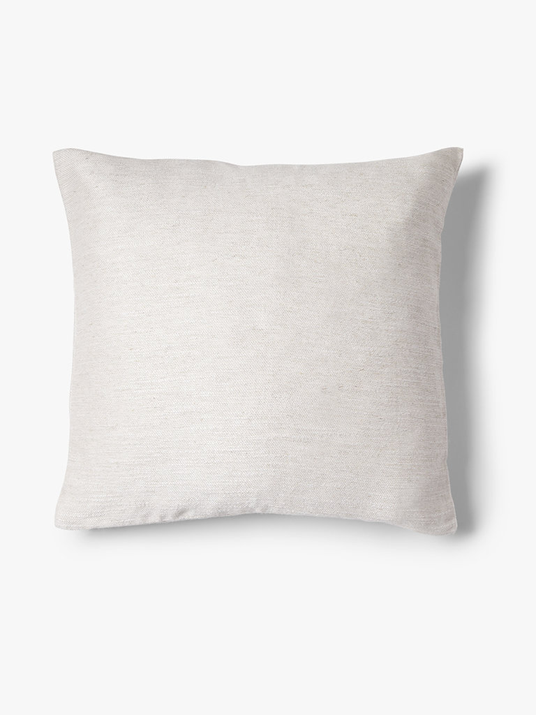 Zachte biologisch katoenen sierkussenhoes Hazel 50x50 cm naturel