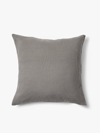 Linnen kussenhoes Scotty Donkerbruin  50x50 cm Linnen kussenhoes Scotty Donkerbruin  50x50 cm