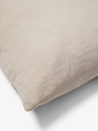 Washed 100% linen cushion cover Scotty 50x50 cm Taupe Washed 100% linen cushion cover Scotty 50x50 cm Taupe