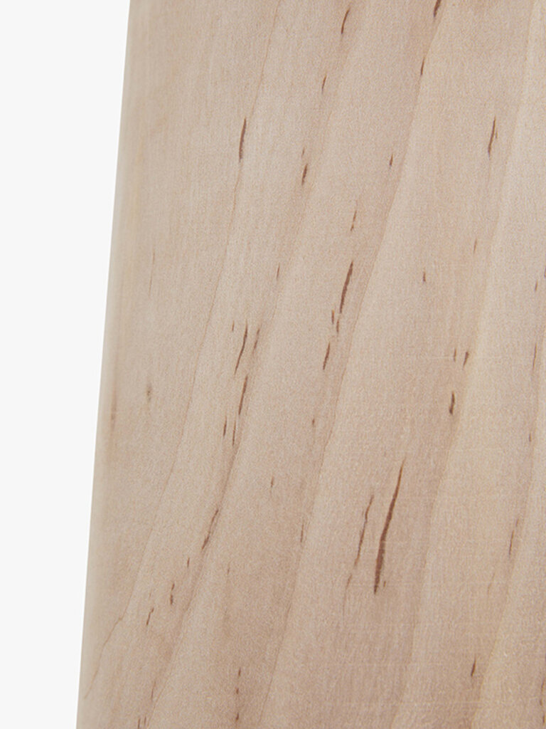 Exclusive table lamp Fay with wooden base and linnen shade