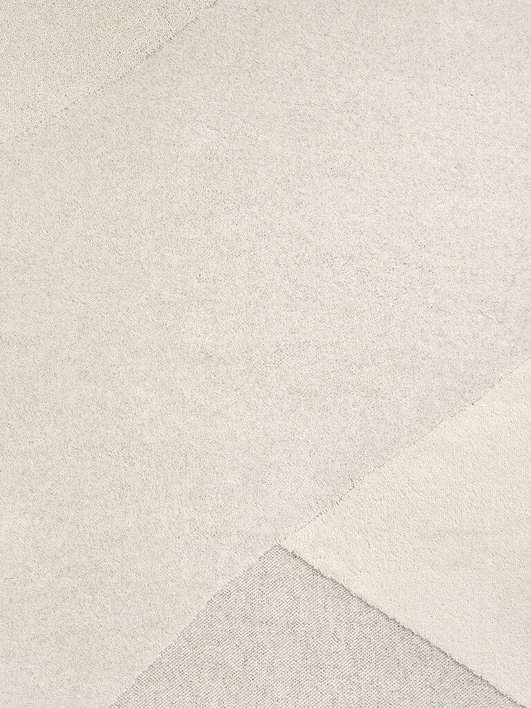 100% wollen vloerkleed Rose 200x290 cm beige ton sur ton