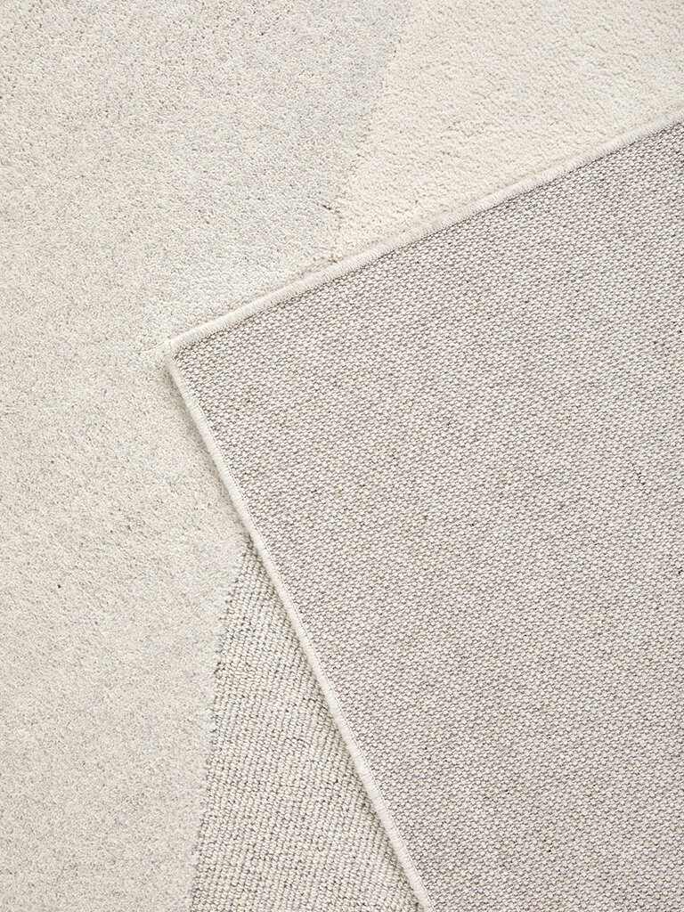 100% wollen vloerkleed Rose 200x290 cm beige ton sur ton