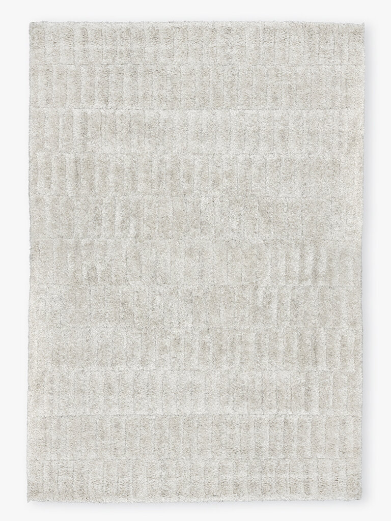 Exclusief hoogpolig wollen vloerkleed Stella 200x290 cm ecru