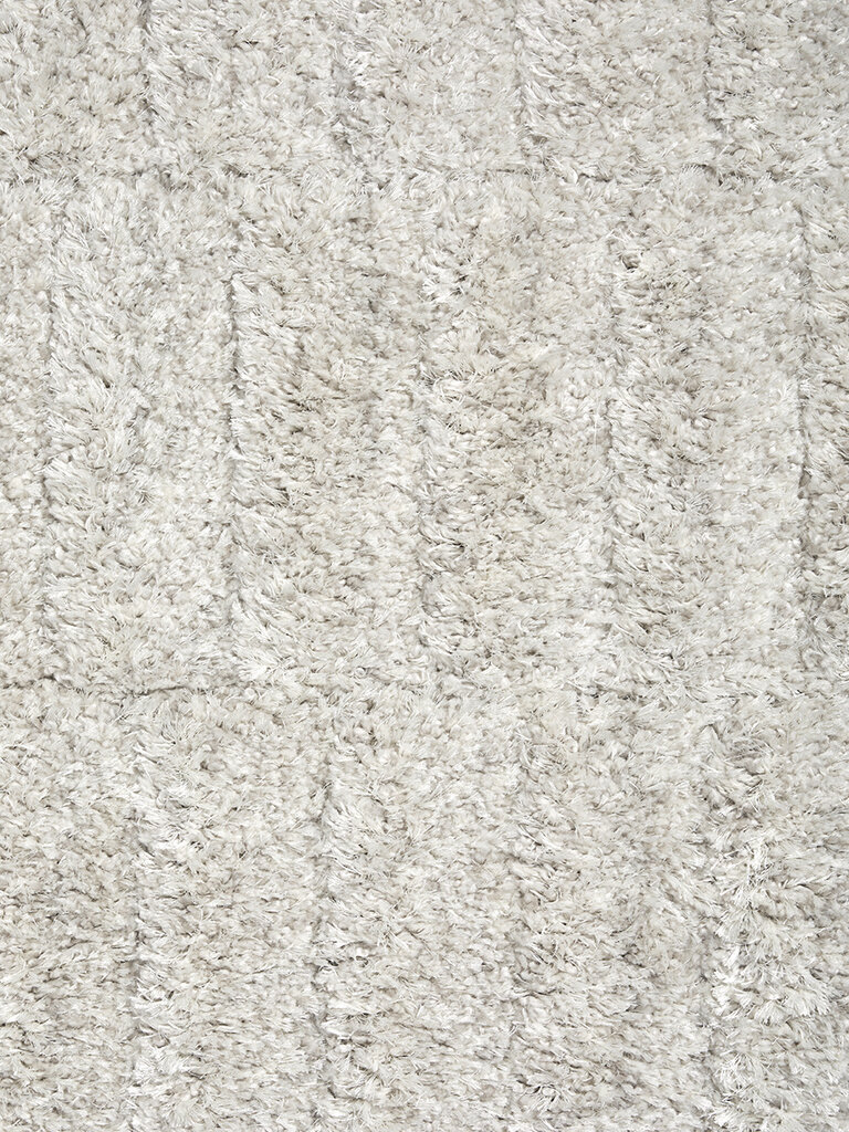 Exclusief hoogpolig wollen vloerkleed Stella 200x290 cm ecru