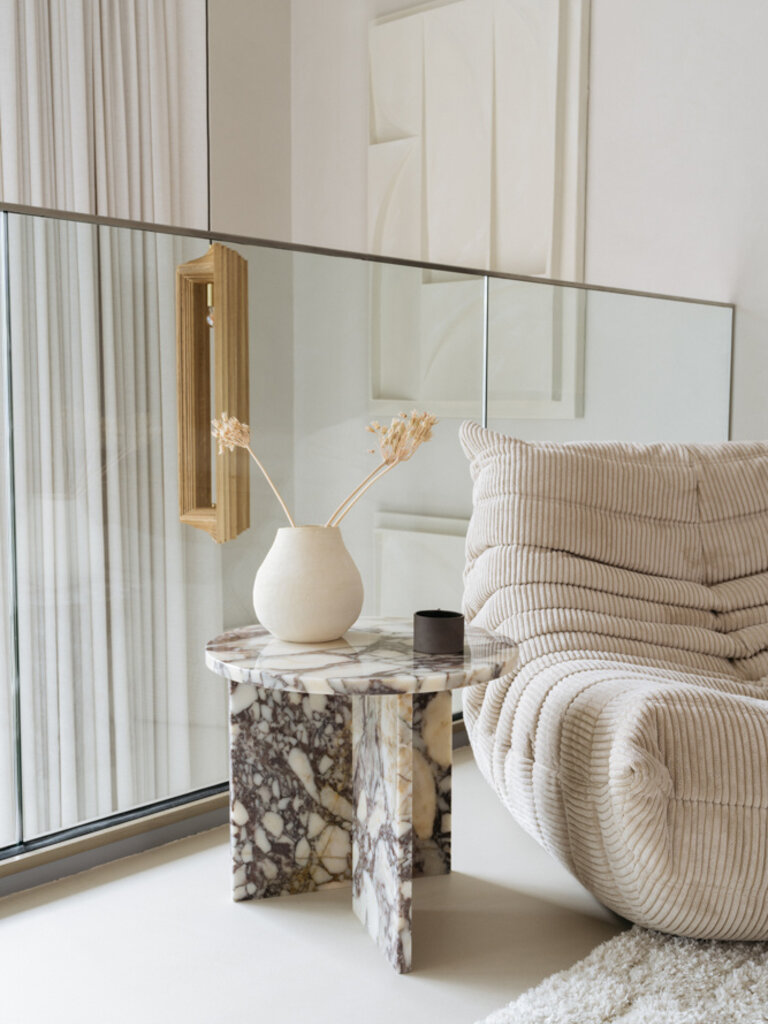 Exclusief hoogpolig wollen vloerkleed Stella 200x290 cm ecru