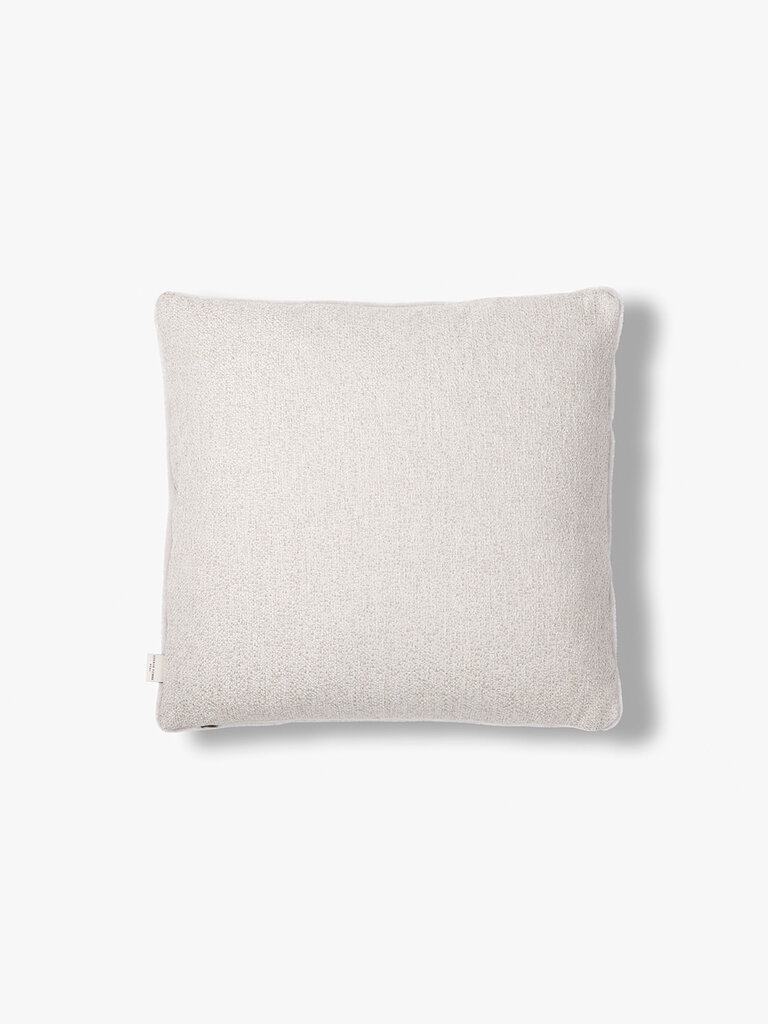 Luxe mohair sierkussenhoes Amy lichtgrijs 50x50 cm