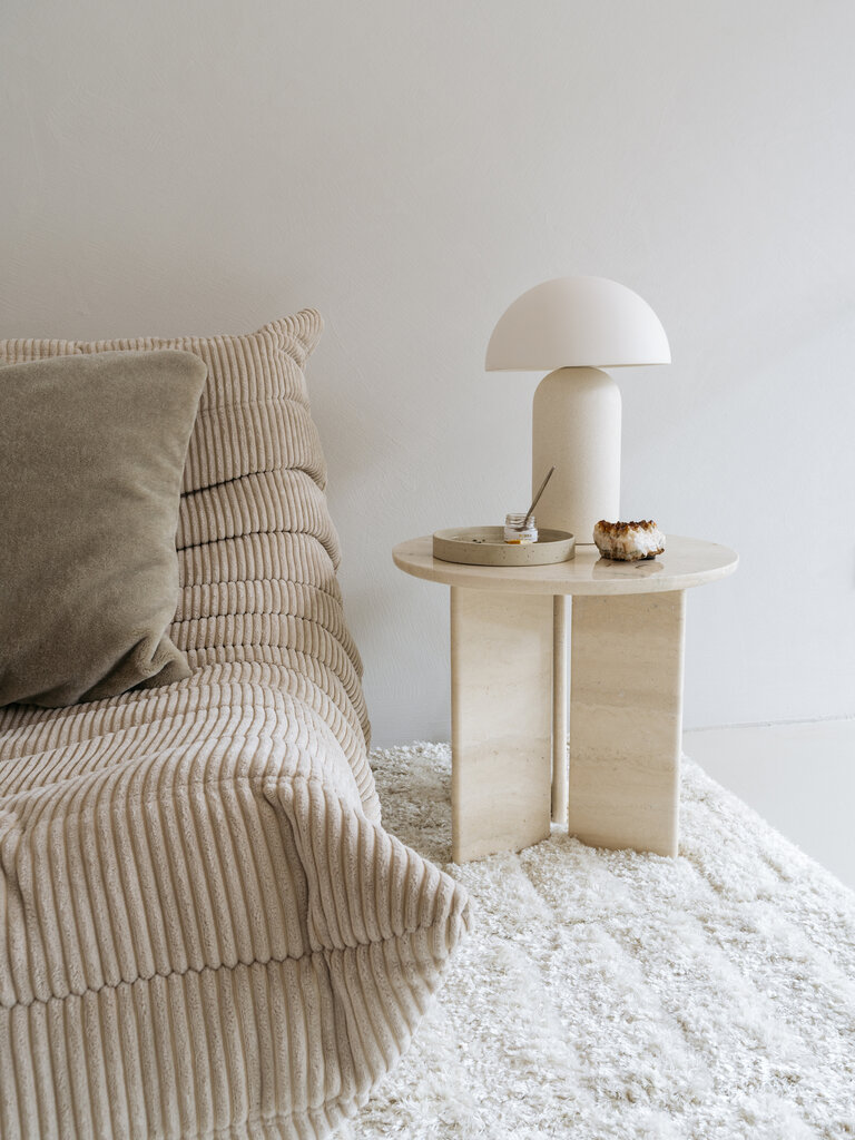Mohair cushion cover Amy green grey 50x50 cm