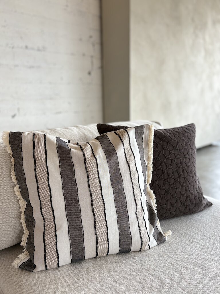Jacquard 100% organic cotton cushion cover Ella 50x50 cm