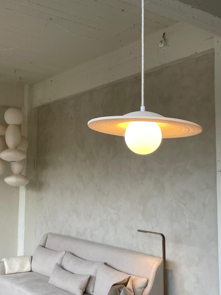 Hand made Portugese earthenware pendant lamp July