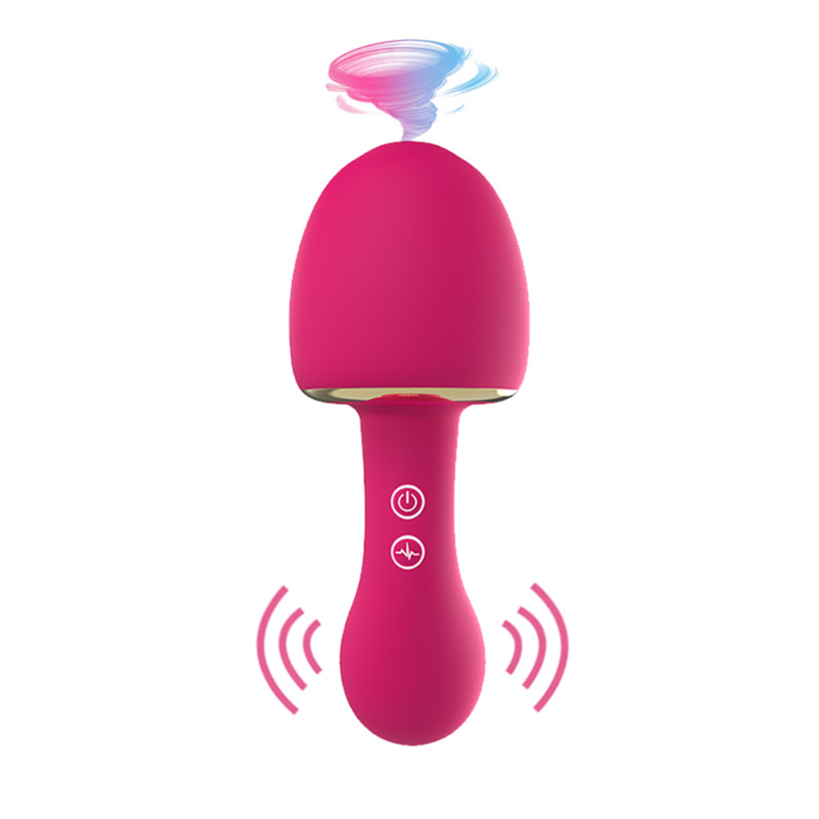Mushroom vibrator