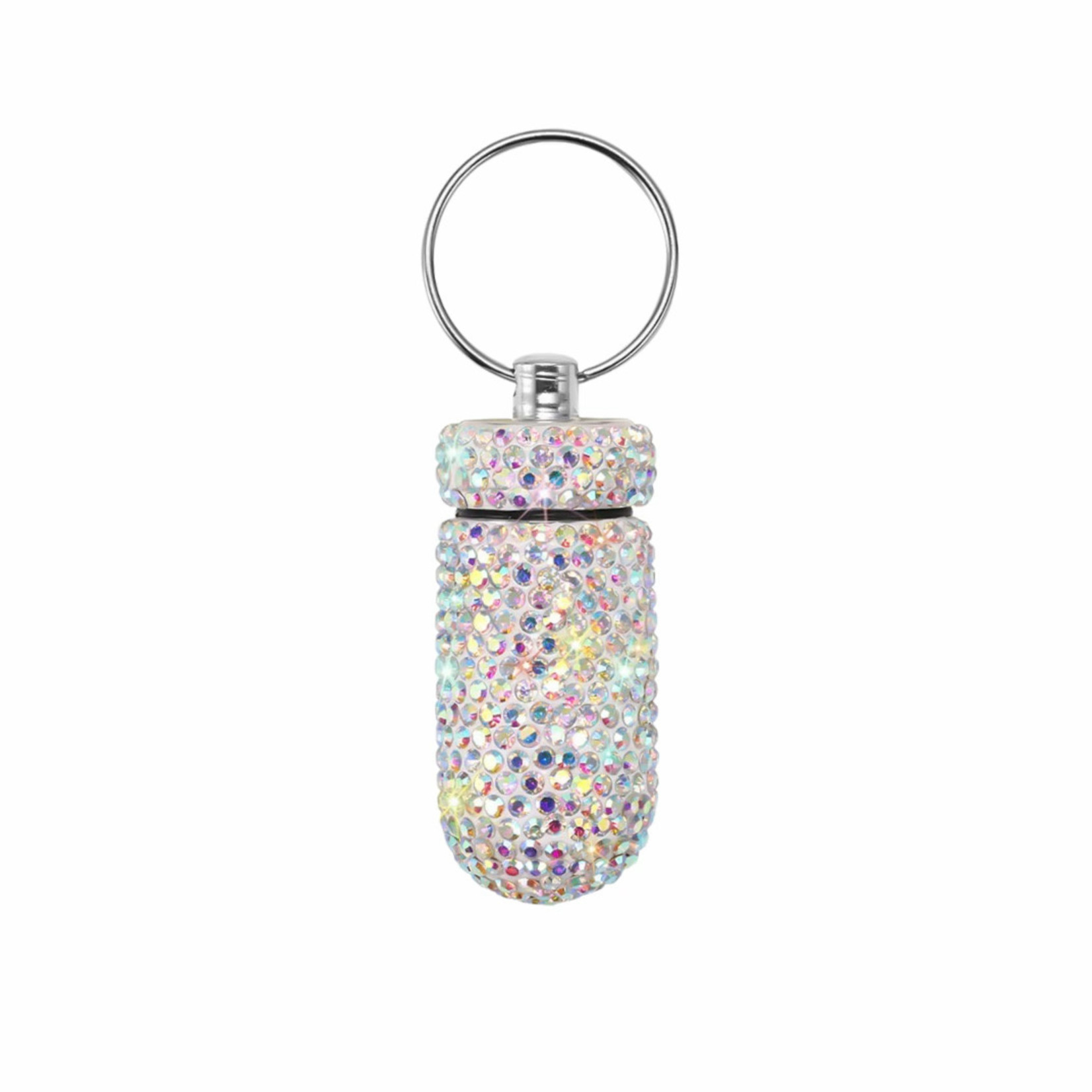 crystal keychain container holografisch
