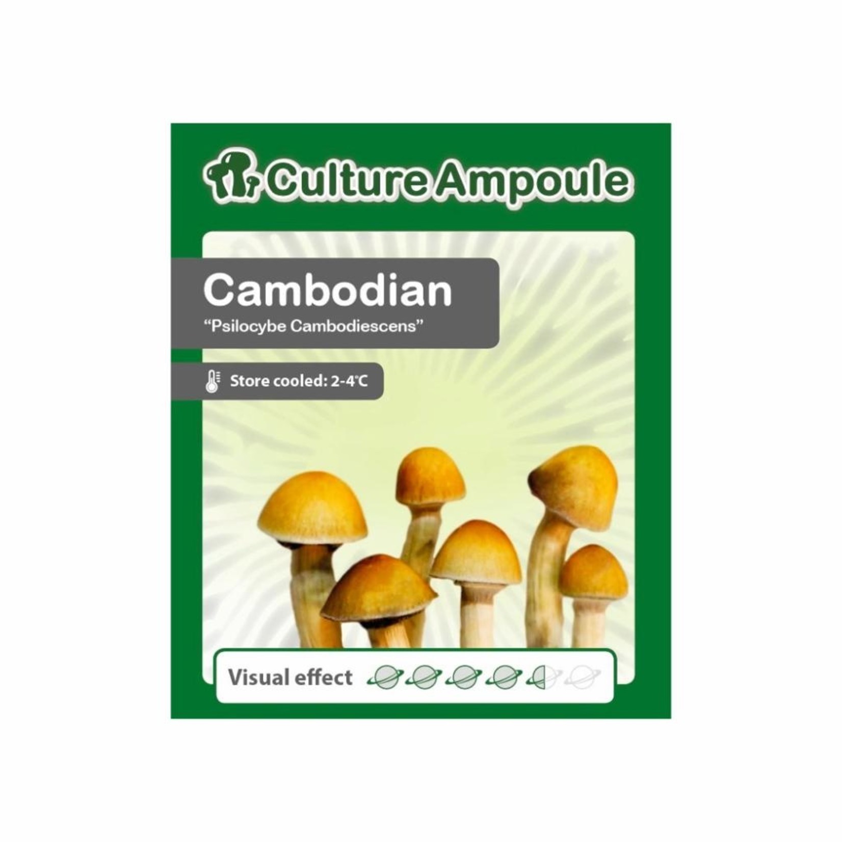 Cambodian vloeibare sporen cultuurampul
