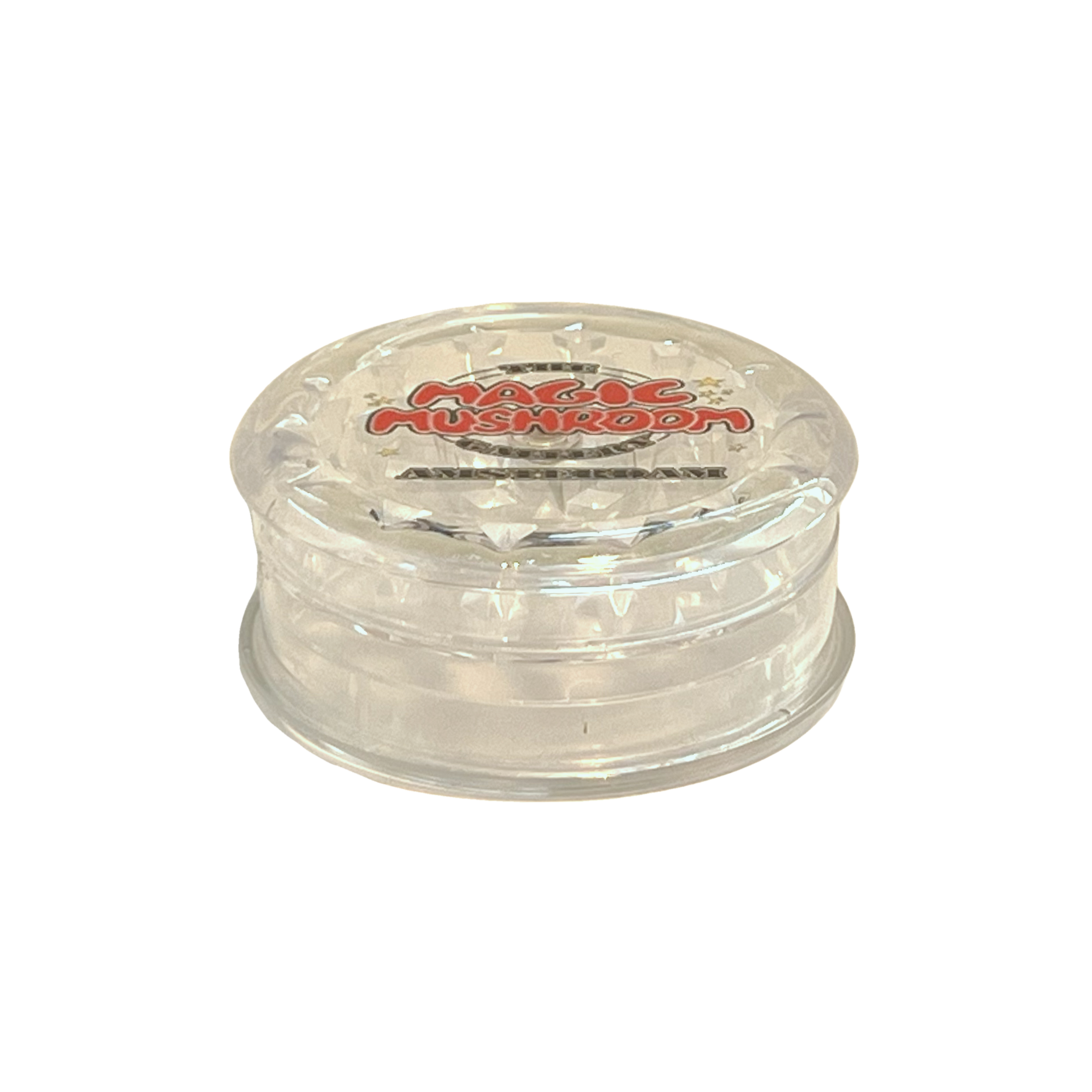 The Magic Mushroom Gallery MMG grinder plastic transparent