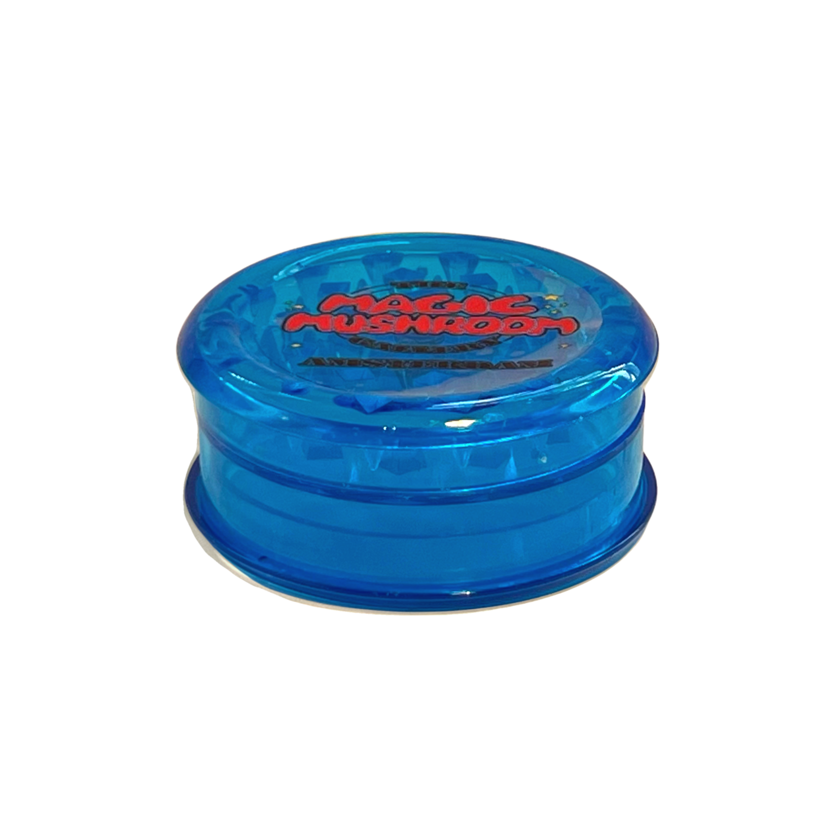 The Magic Mushroom Gallery MMG grinder plastic transparent