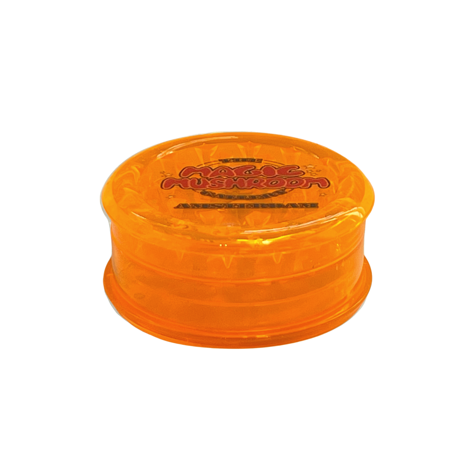 The Magic Mushroom Gallery MMG grinder plastic transparent