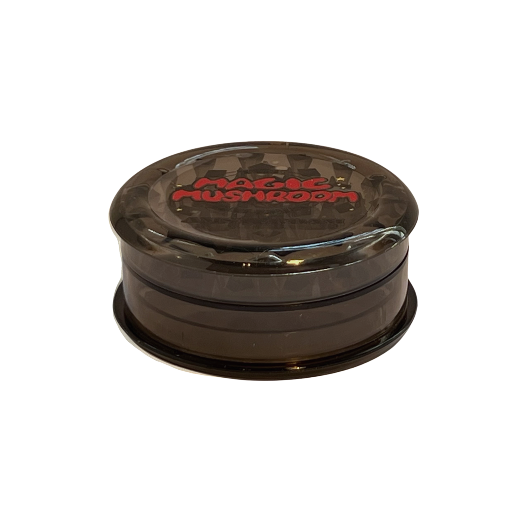 The Magic Mushroom Gallery MMG grinder plastic transparent