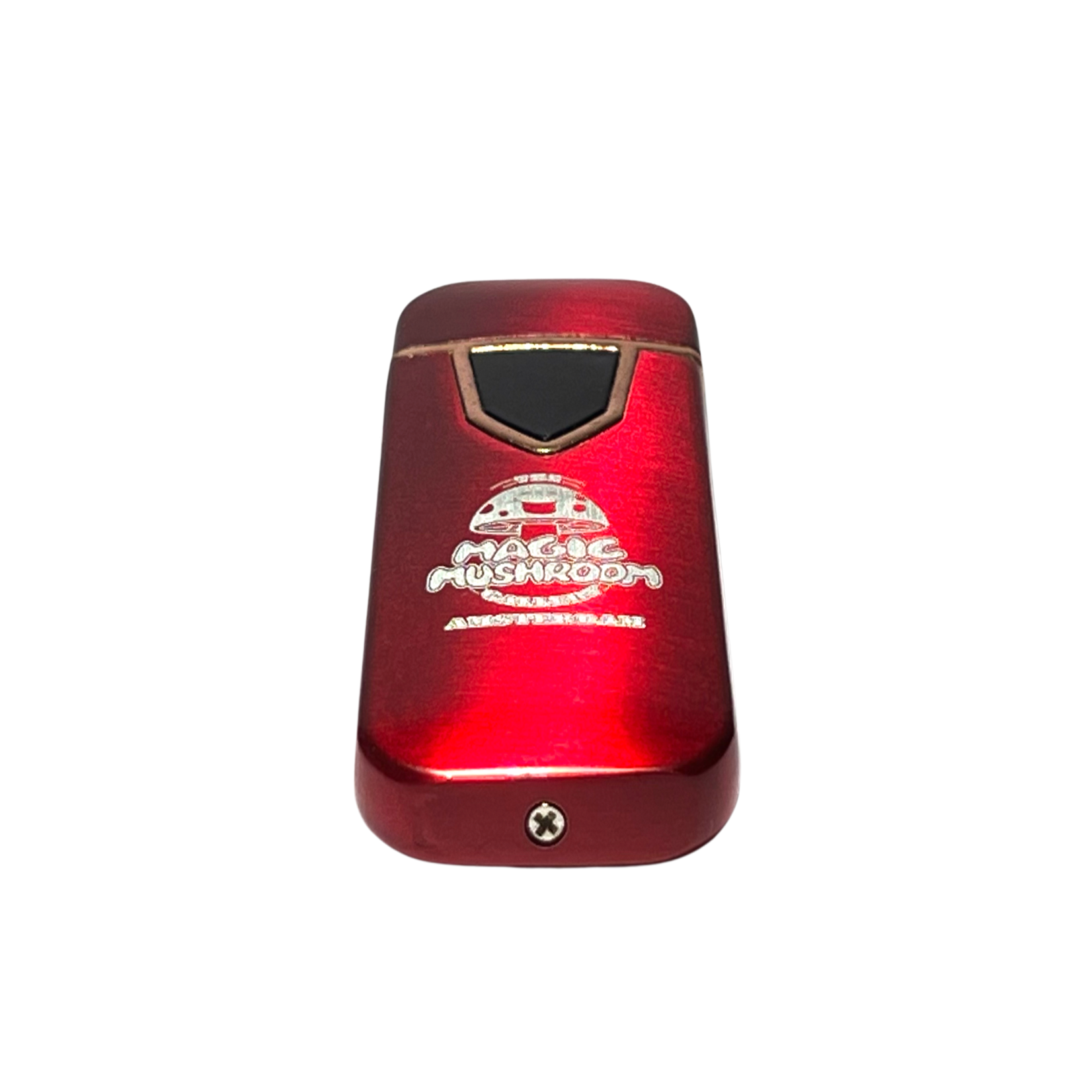 The Magic Mushroom Gallery MMG USB lighter brushed metal