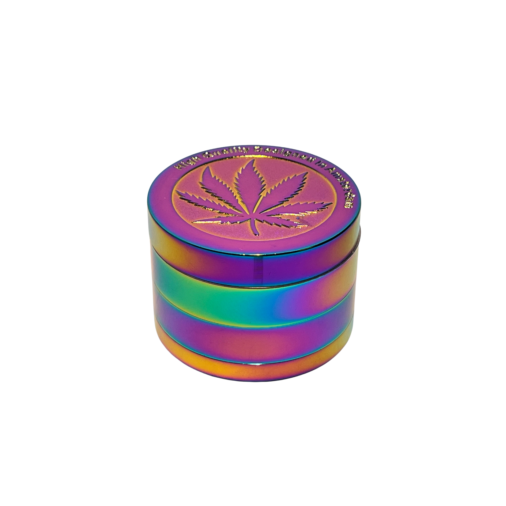 Amsterdamse Grinder met Wietblad Design metaal