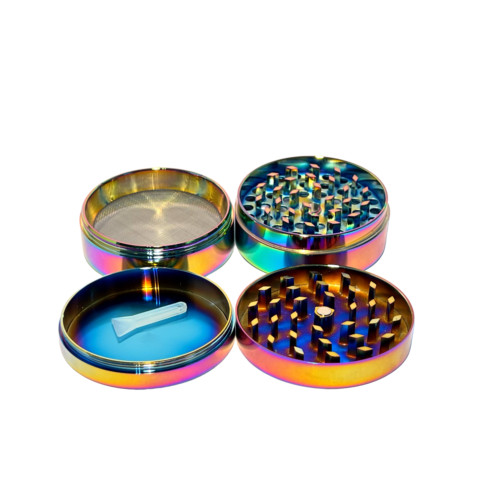 Amsterdam Grinder with Weed Leaf Design metal