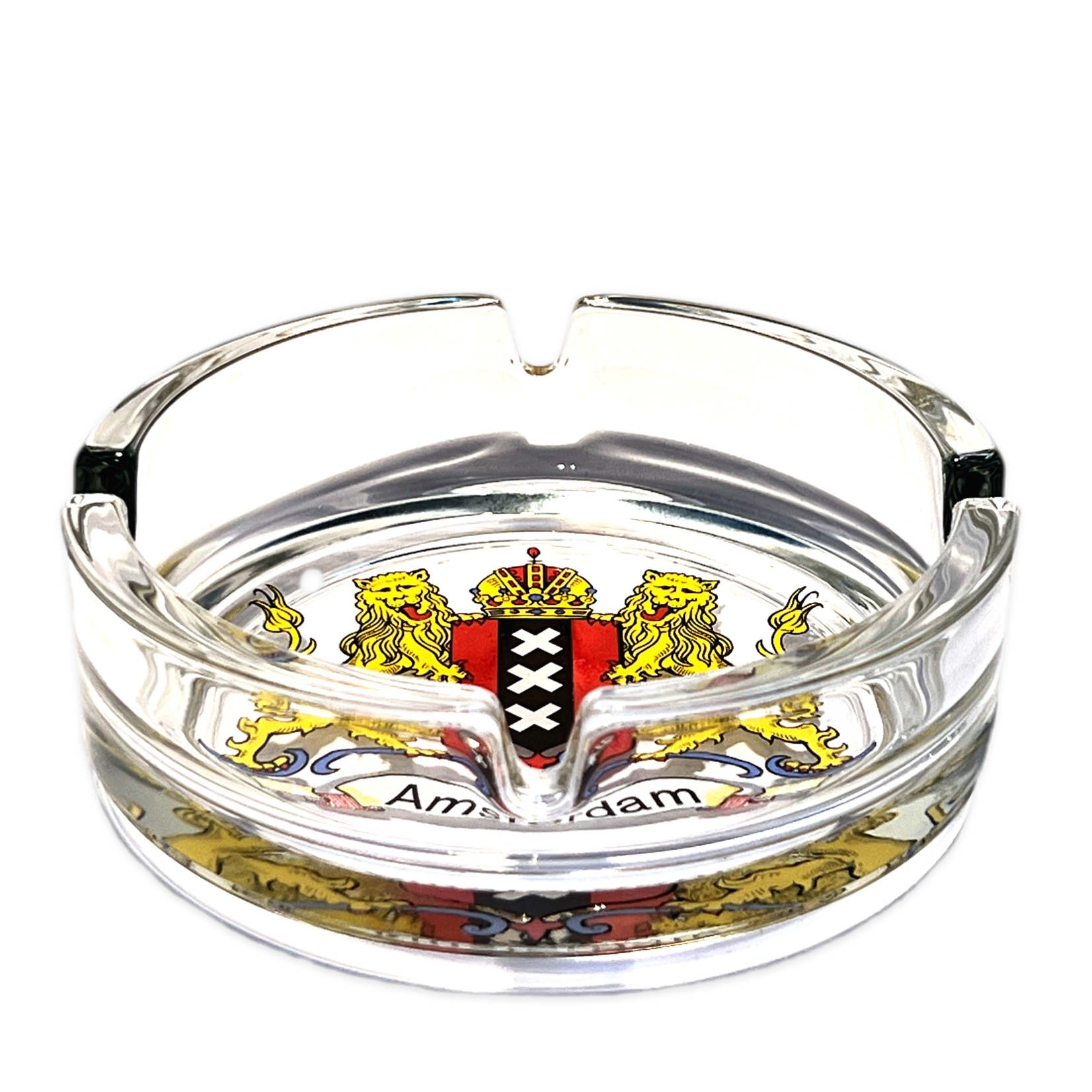 Glass Amsterdam Ashtray