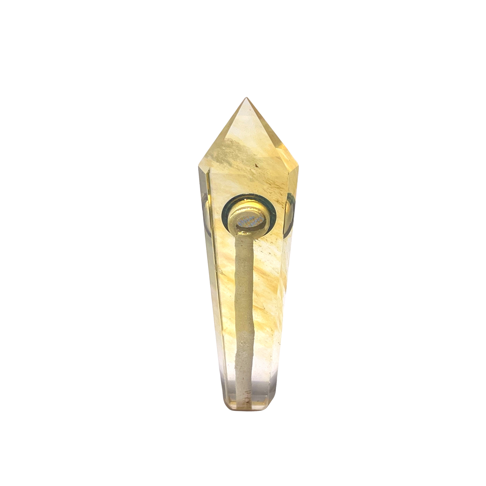 Polished Natural Stone Pipe Cristal