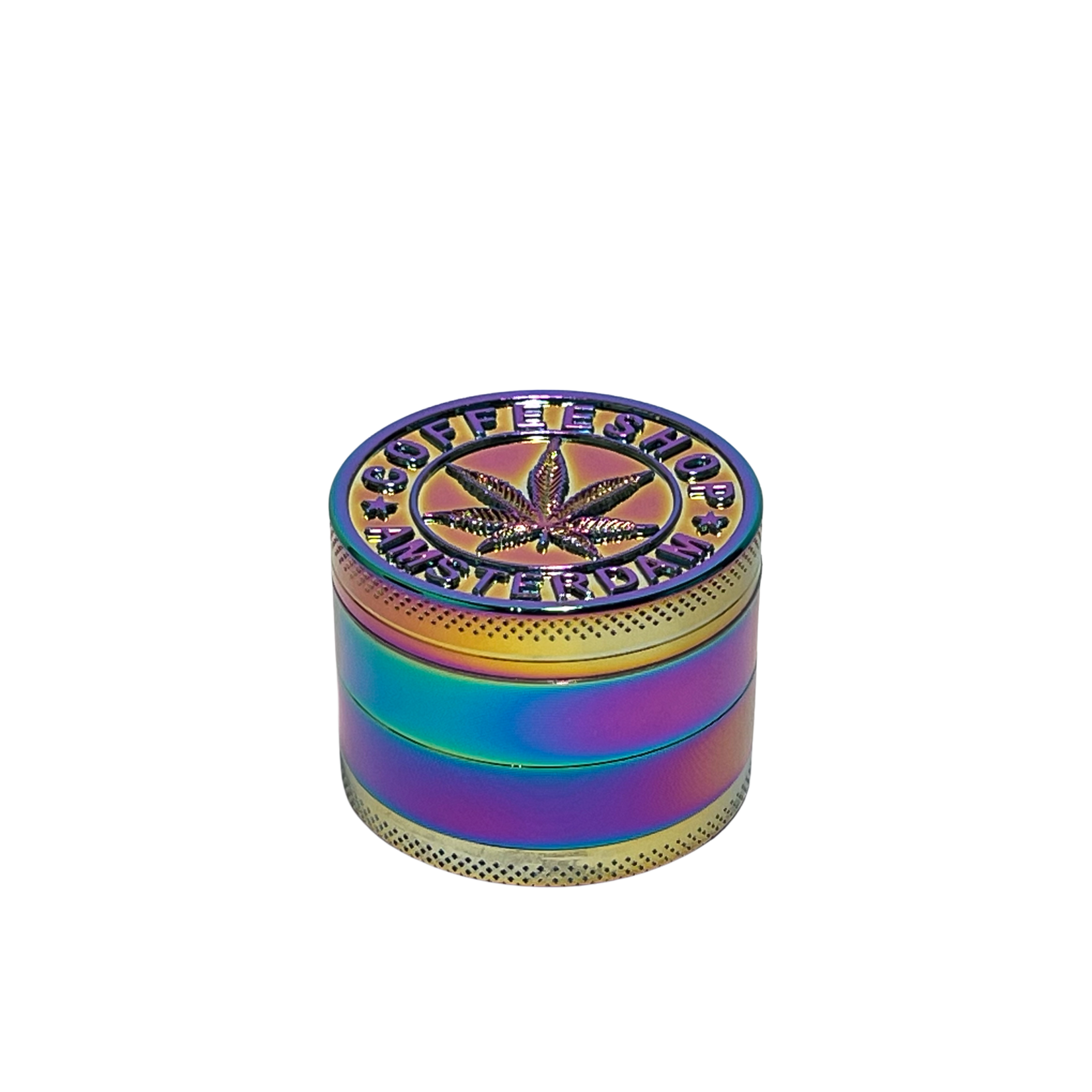 Grinder Metal  medium hemp leaf