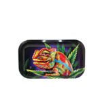 medium metalen rolling tray - kameleon