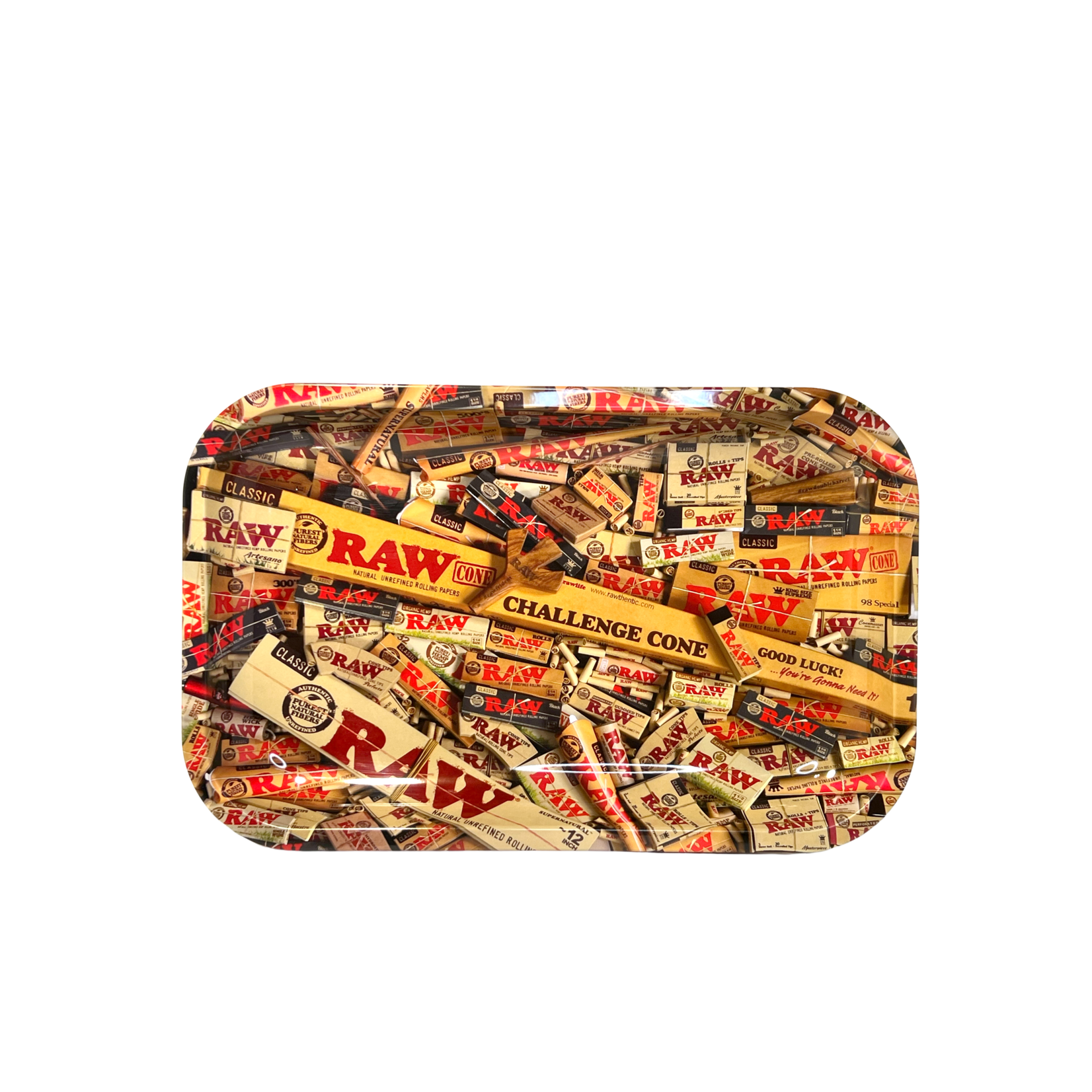 Medium-Big Metal Rolling Tray - Raw