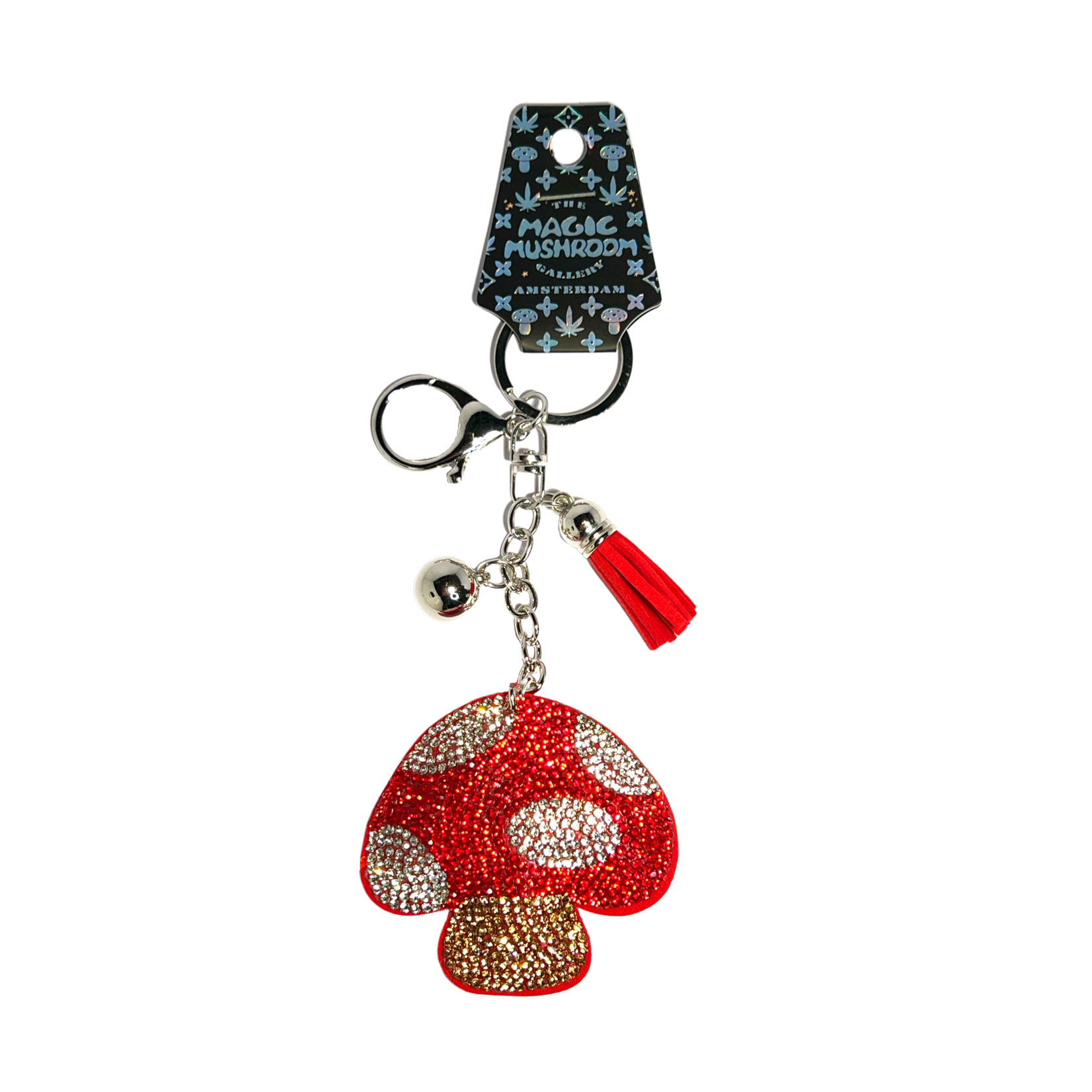 The Magic Mushroom Gallery MMG Stylish Shiny Mushroom Keychain