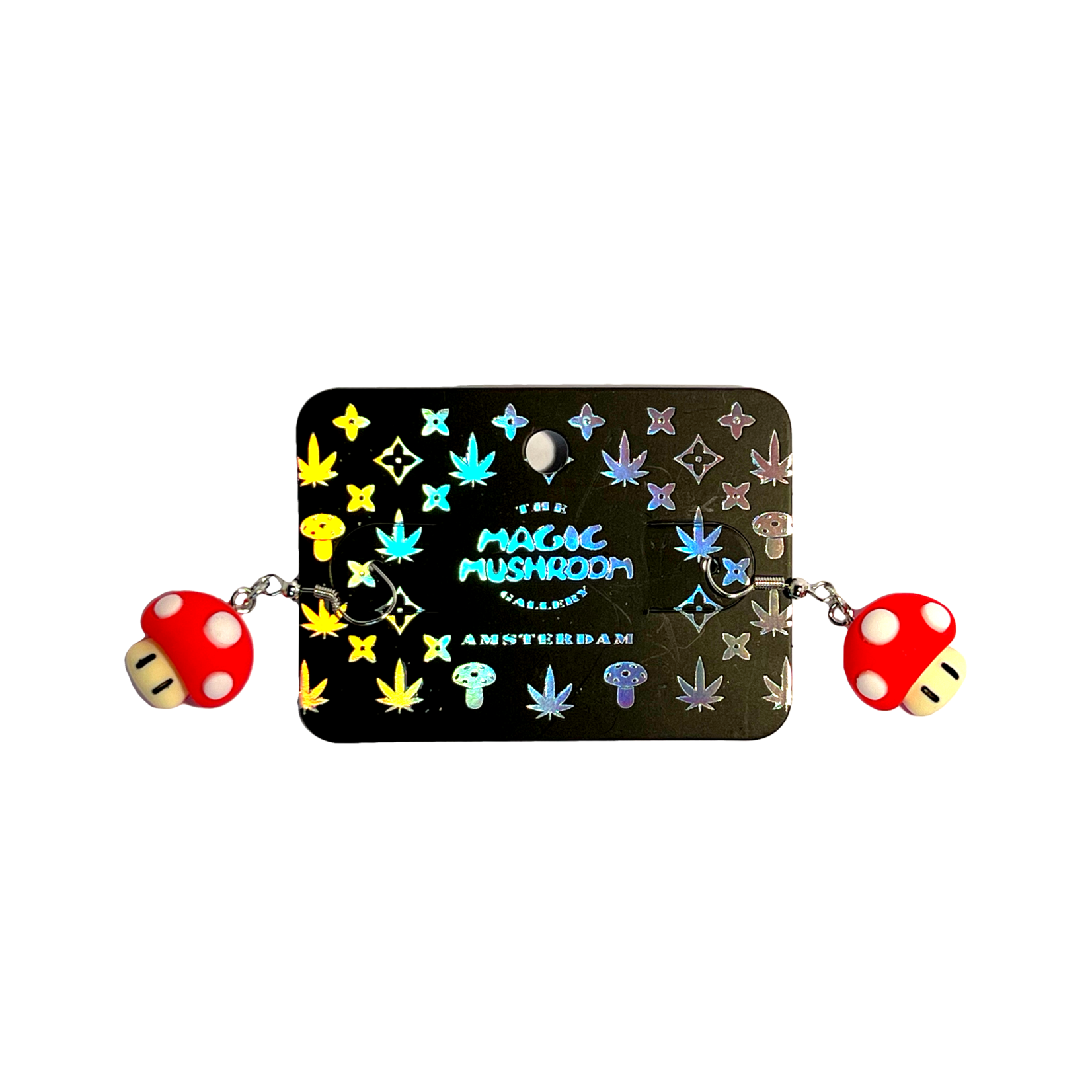 The Magic Mushroom Gallery MMG Plastic Mushroom Oorbellen