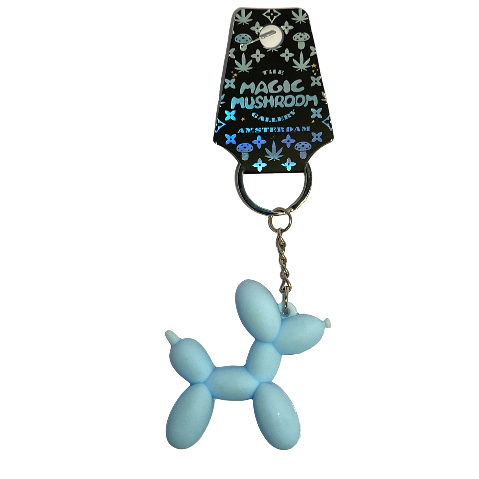 The Magic Mushroom Gallery MMG Siliconen Ballon-Hond Sleutelhanger