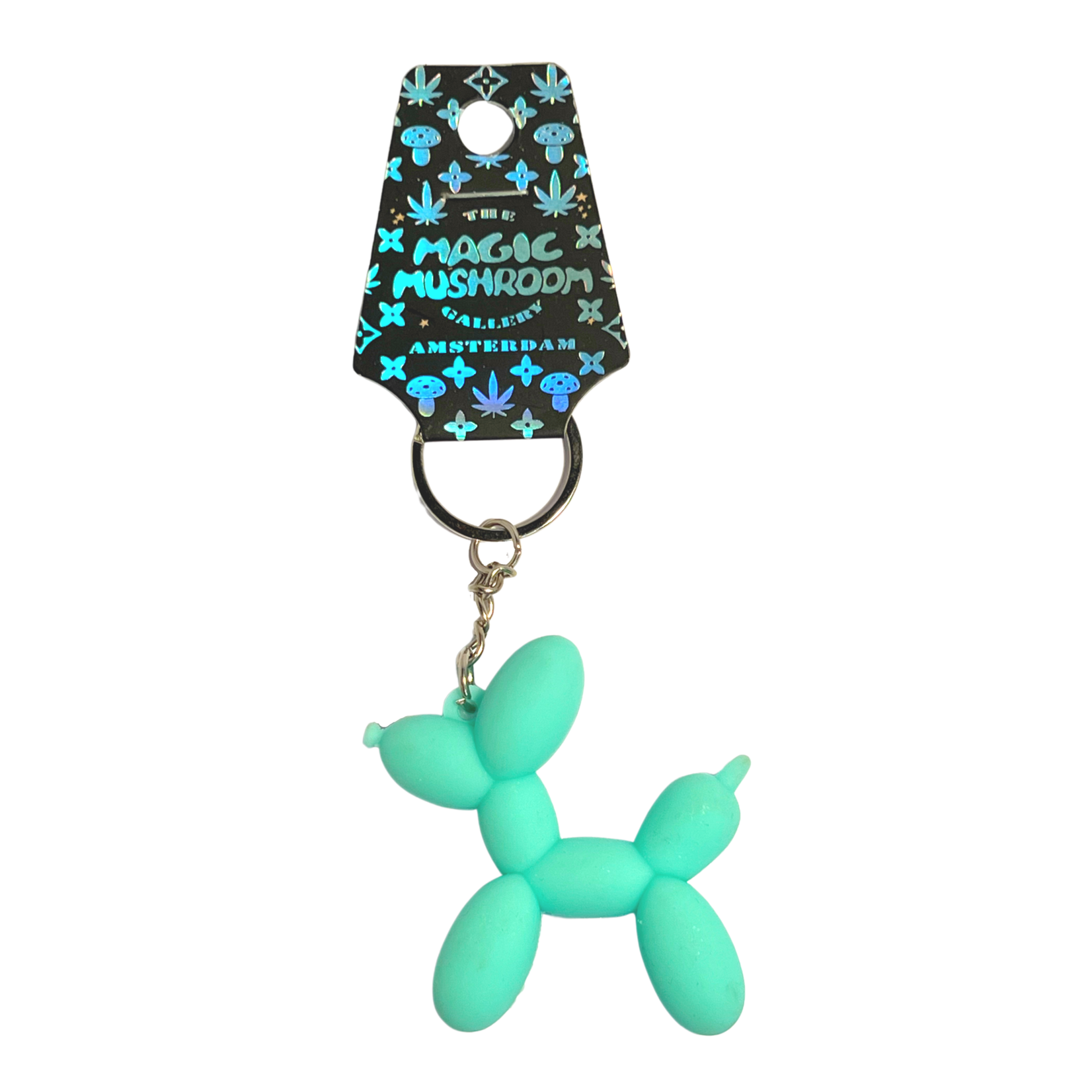 The Magic Mushroom Gallery MMG Slicon Balloon-Dog Keychain
