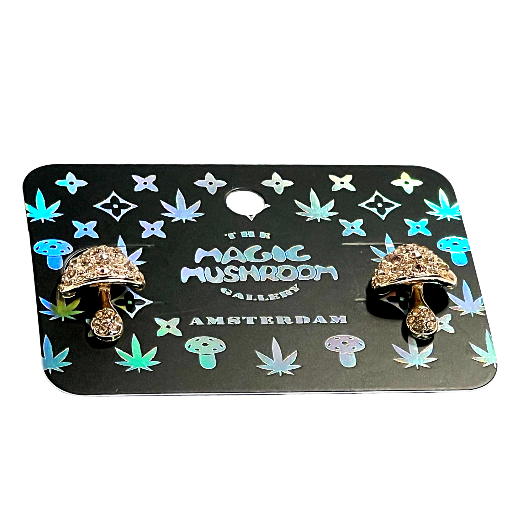 The Magic Mushroom Gallery MMG Shiny Mushroom Oorbellen Goud