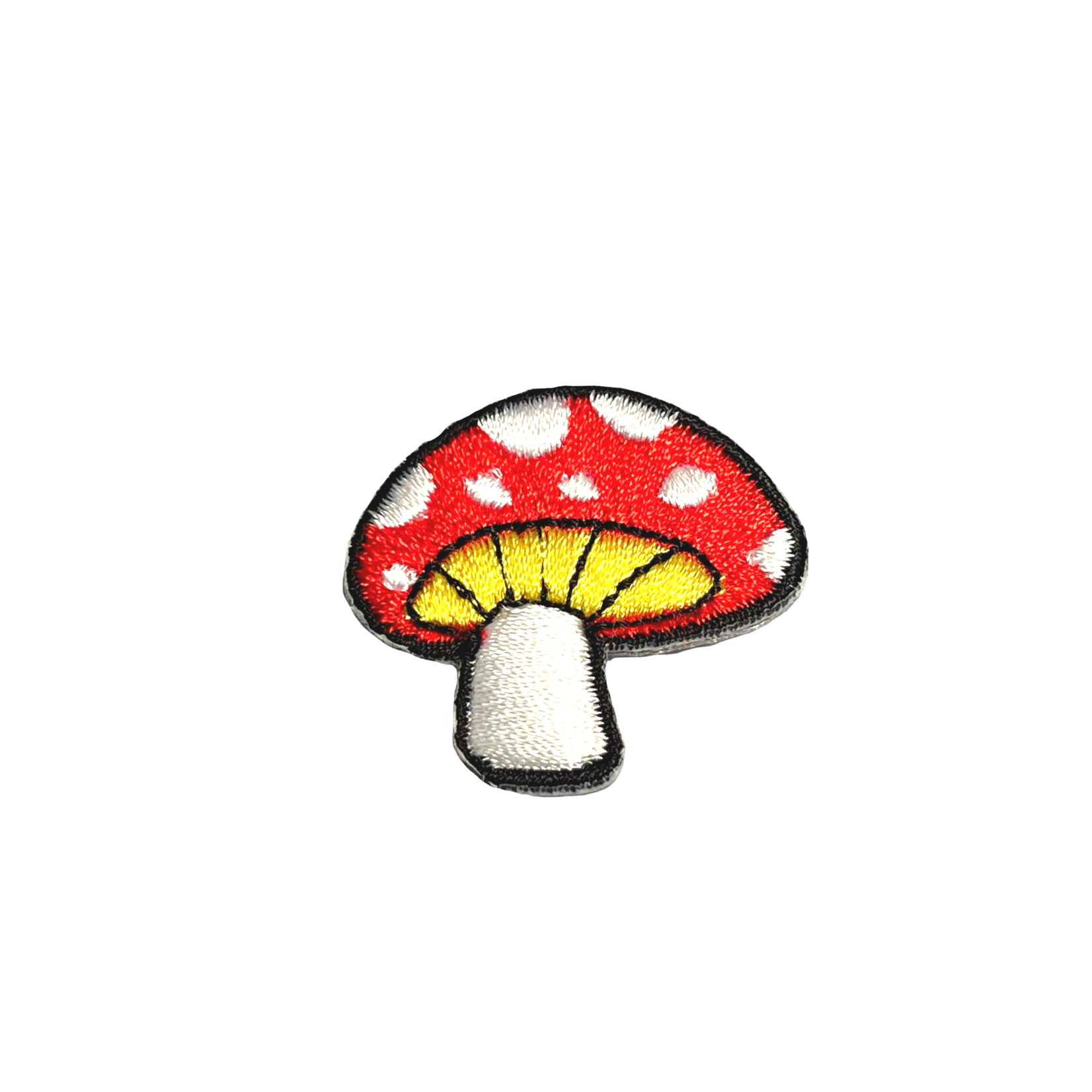 Strijkbare Patch - 1 Mushroom Rood