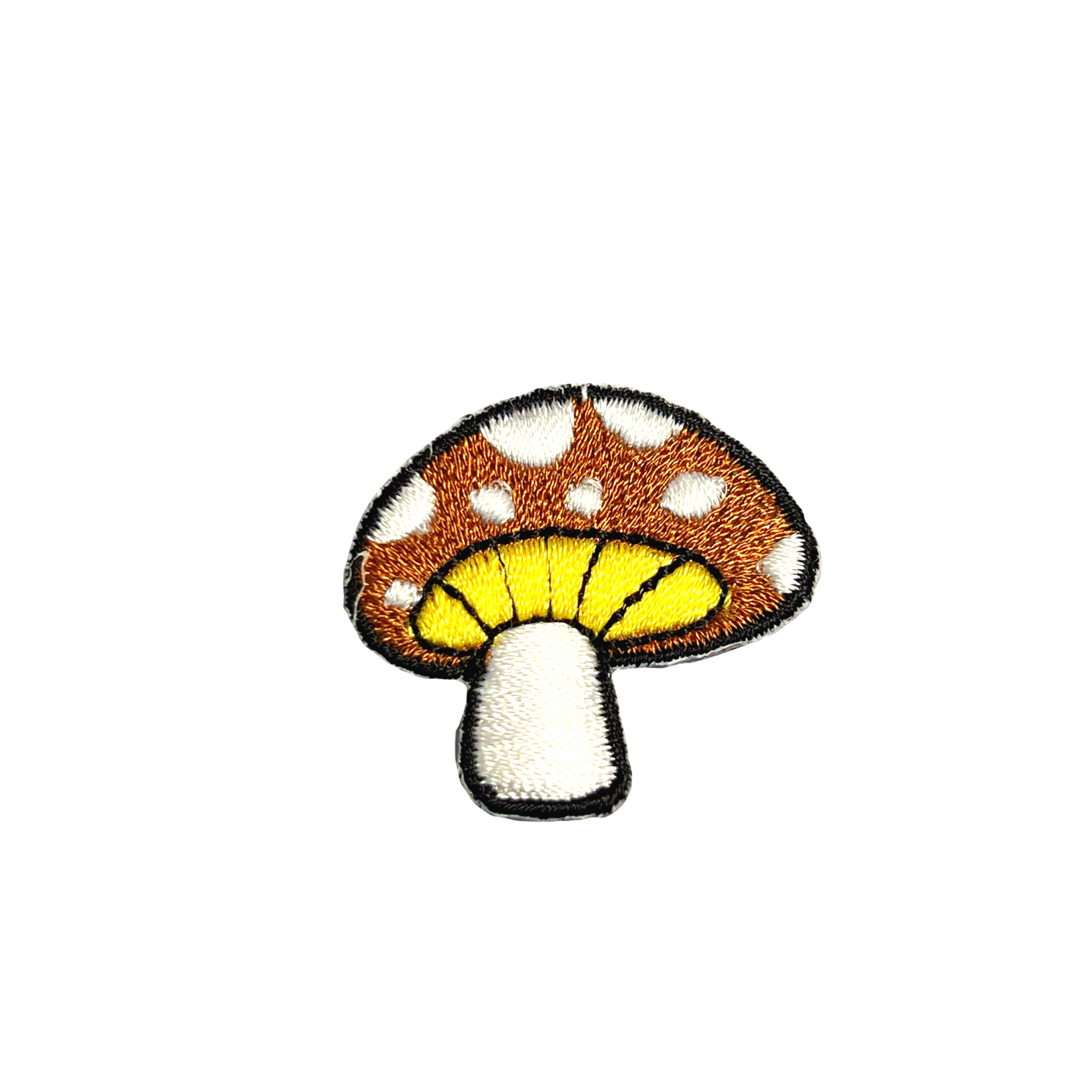 Iron-on Patch - 1 Mushroom Brown