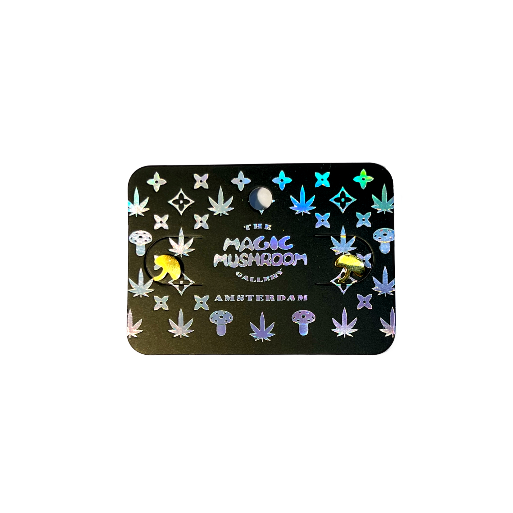The Magic Mushroom Gallery MMG Mini Gepolijst Goud Shiny Mini Oorbellen