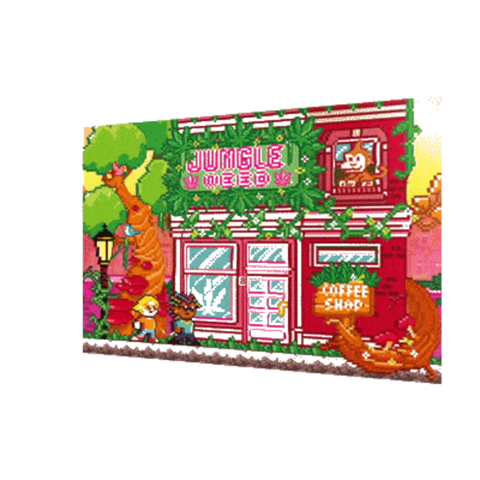 Lenticular 3D Postcard - Dutchboys Coffeeshop