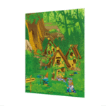 3D postcard - smokey farm