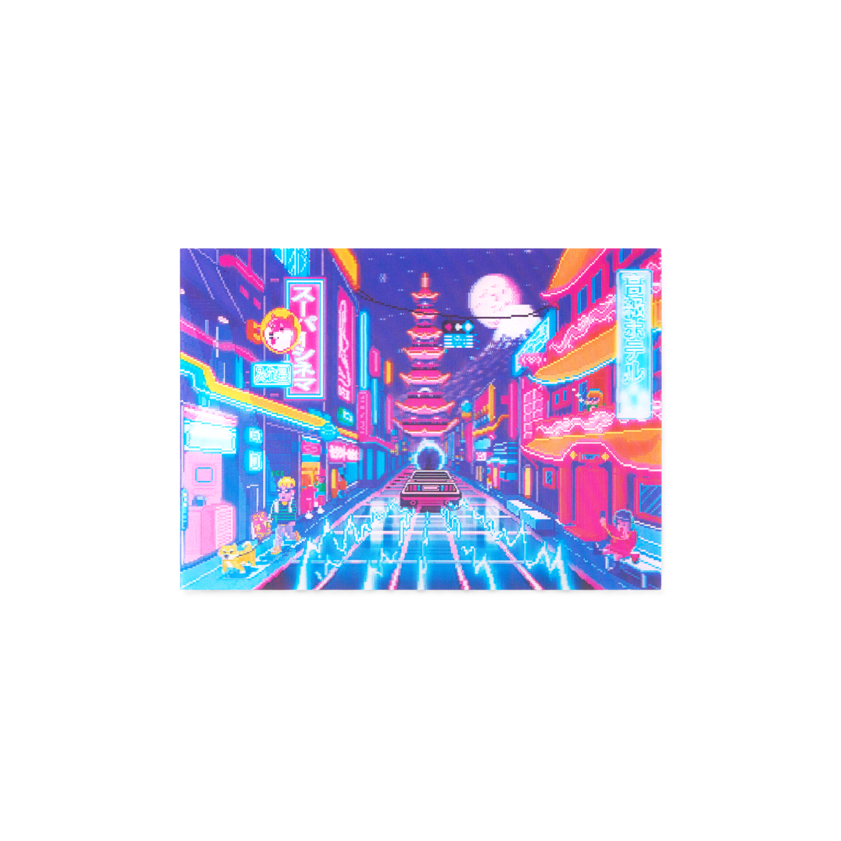 Lenticular 3D Postcard - Tokyo Future Wave