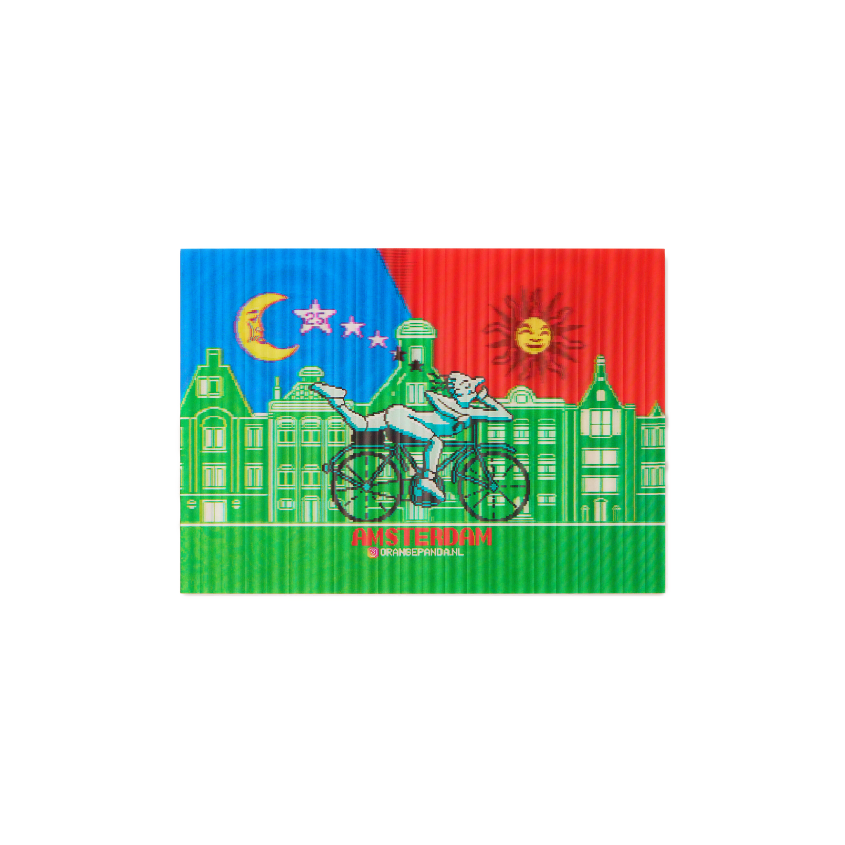 Lenticular 3D Postcard - Bike Trip