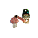 The Magic Mushroom Gallery MMG keychain - diamond mushroom pink