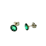 The Magic Mushroom Gallery hemp leaf mini-earrings