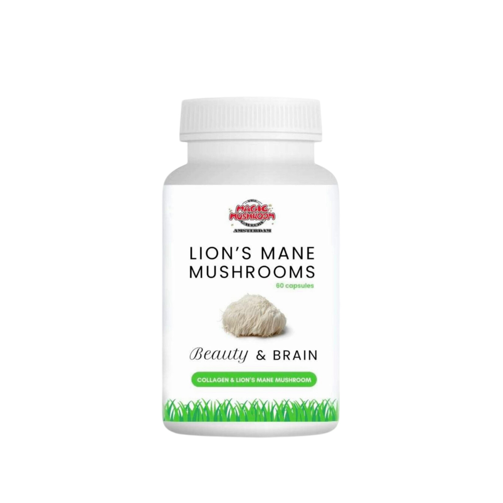 The Magic Mushroom Gallery Beauty & BRAIN Lion’s Mane Mushroom & Collageen 120 capsules